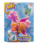 Bubz Bubble Transparent Light Painted Unicorn Bubble Gun