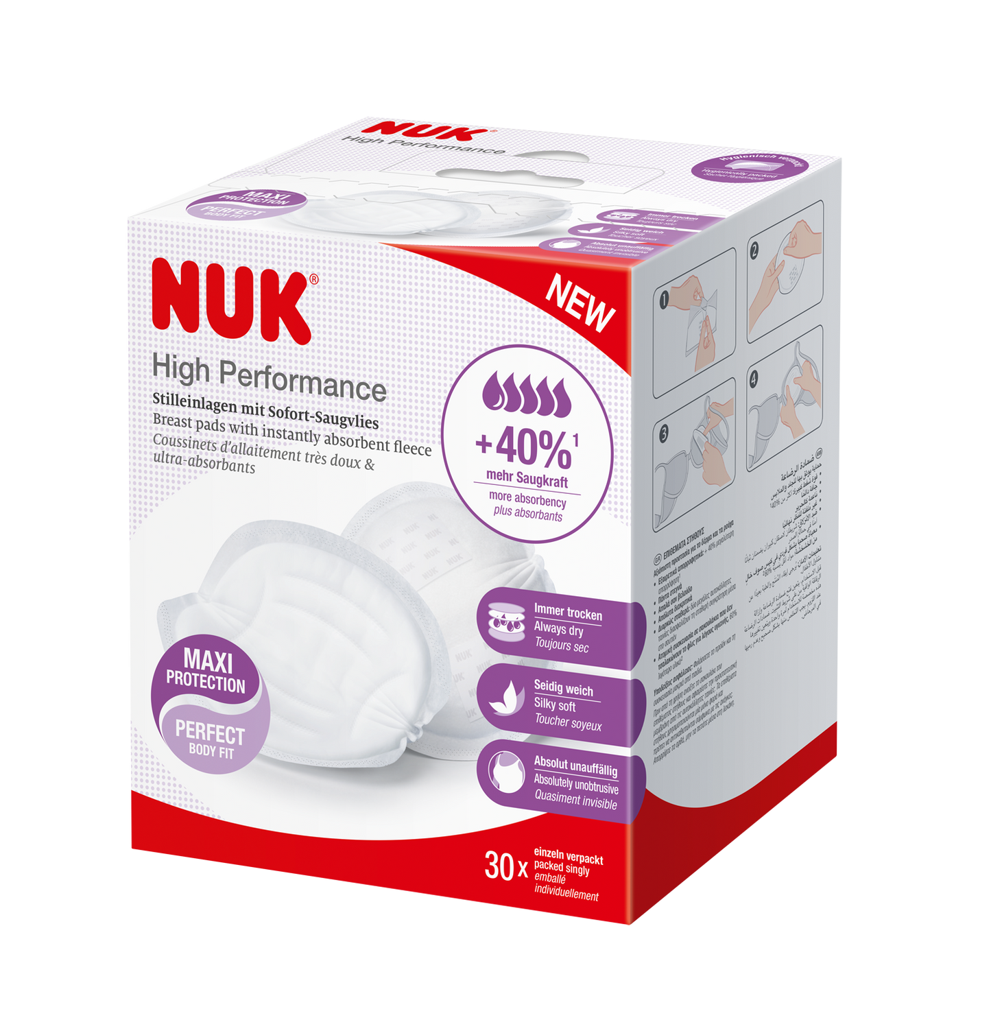 Nuk High Performance Breast Pads - 30pcs