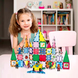 Picasso Magnetic Tiles with 4Characters - 100pcs