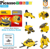 Picasso Magnetic Solar Robot Science Building Kit 6in1