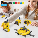 Picasso Magnetic Solar Robot Science Building Kit 6in1