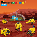 Picasso Magnetic Solar Robot Science Building Kit 6in1