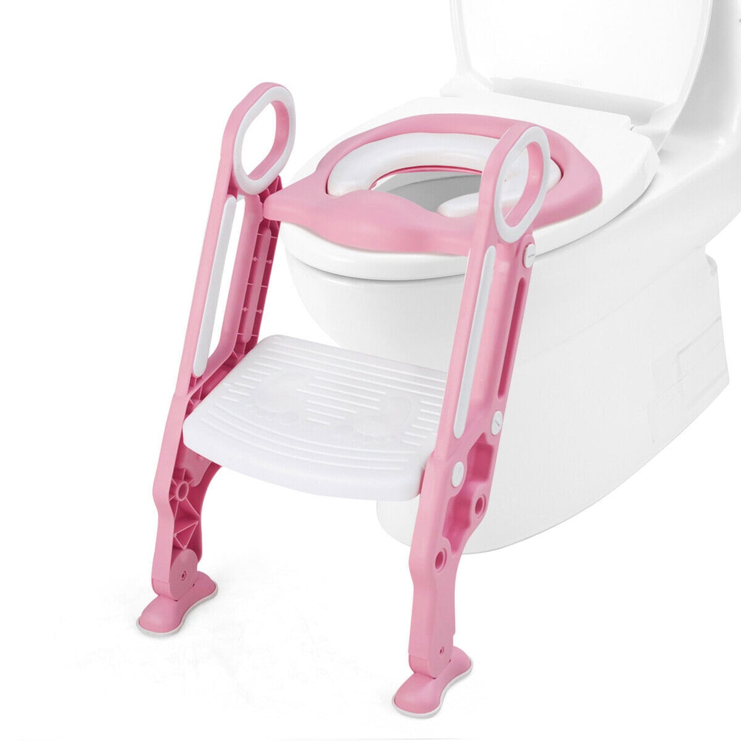 Pikkaboo EasyGo+ Potty Training Seat with Step Ladder - Pink