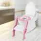 Pikkaboo EasyGo+ Potty Training Seat with Step Ladder - Pink