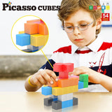 Picasso Magnetic Cubes Learning Blocks - 54pcs