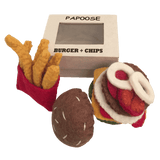 Papoose Burger and Chips