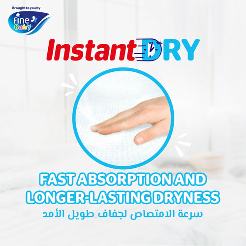 Fine Baby Instant Dry Pants - Size 6 | Junior | 15kg+ | 108pcs - Laadlee