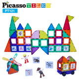Picasso Magnetic Tiles Graphic Building Blocks - 121pcs