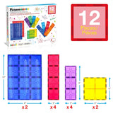Picasso Magnetic Tiles Large Stabilizer Combo Set - 12pcs