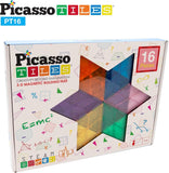 Picasso Magnetic Tiles 3D Geometry - 16pcs