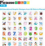 Picasso Magnetic Tiles Fundamental & Cognition Set - 56pcs