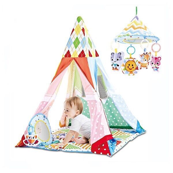 Pikkaboo Infant to Toddler Play Gym & Teepee