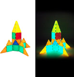 Picasso Magnetic Tiles 3D Glow in the Dark - 60pcs