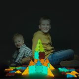 Picasso Magnetic Tiles 3D Glow in the Dark - 60pcs