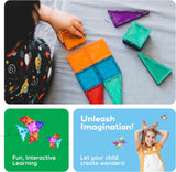 Picasso Magnetic Tiles Diamond Series with 1 Car - 80pcs