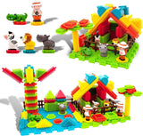 Picasso Magnetic Blocks Hedgehog Safari Set - 100pcs