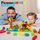 Picasso Magnetic Blocks Hedgehog Safari Set - 100pcs