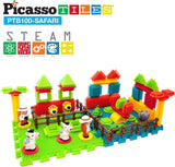 Picasso Magnetic Blocks Hedgehog Safari Set - 100pcs