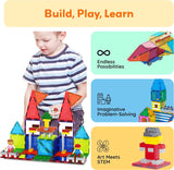 Picasso Magnetic Brick Blocks Toy Tile Combo Pack - 12pcs