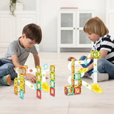 Picasso Magnetic Marble Run Travel Size with Launcher - 100pcs