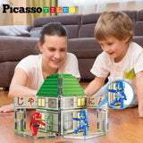 Picasso Magnetic Tiles Ninja Dojo Theme - 64pcs