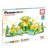 Picasso Magnetic Tiles Safari Set - 46pcs