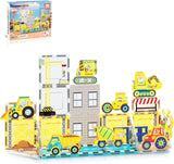 Picasso Magnetic Tiles Construction Set with Trucks - 8pcs