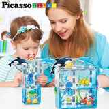 Picasso Magnetic Tiles Aquarium Marine Animal - 26pcs