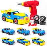 Picasso Magnetic Led Race Car Educational Constructable Kit - 30pcs