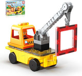 Picasso Magnetic Car Base Crank, Dump with Ladder 3in1 - 15pcs
