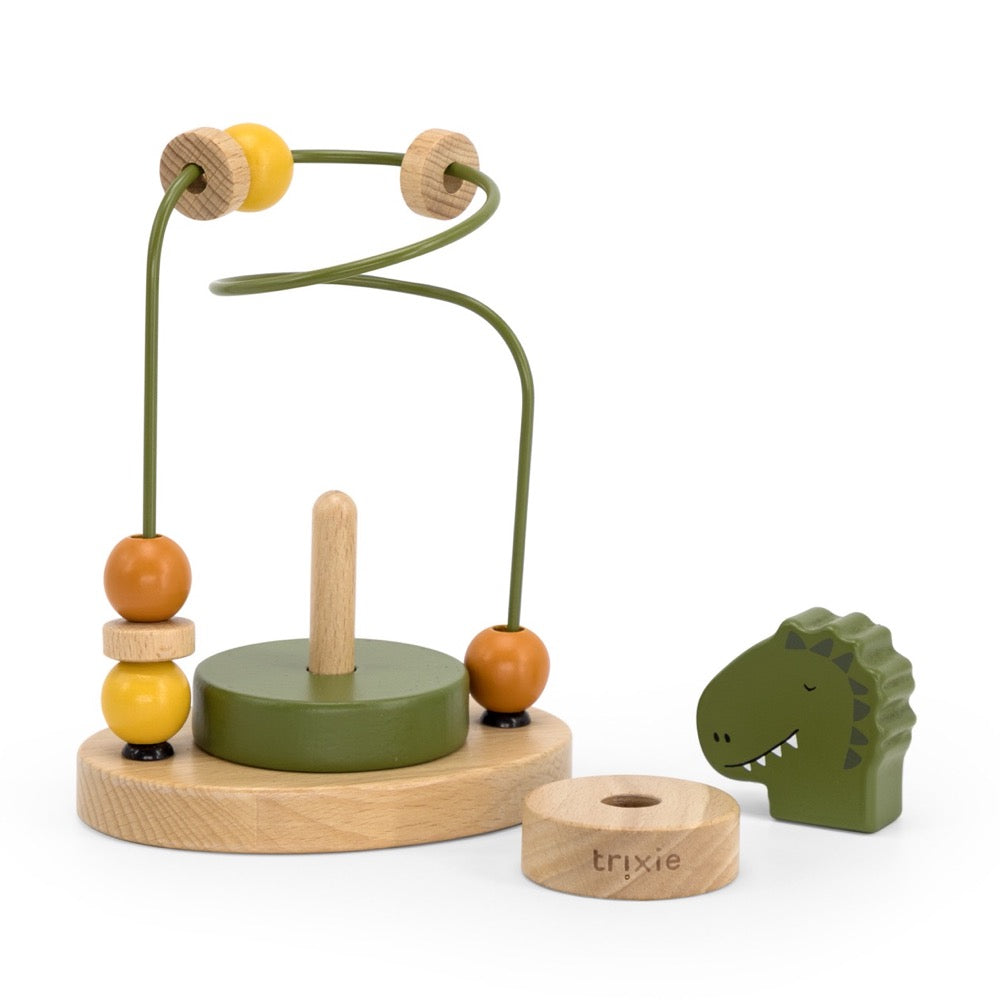 Trixie Wooden Beads Maze - Mr. Dino - Laadlee