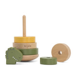 Trixie Wooden Stacking Toy - Mr. Dino - Laadlee