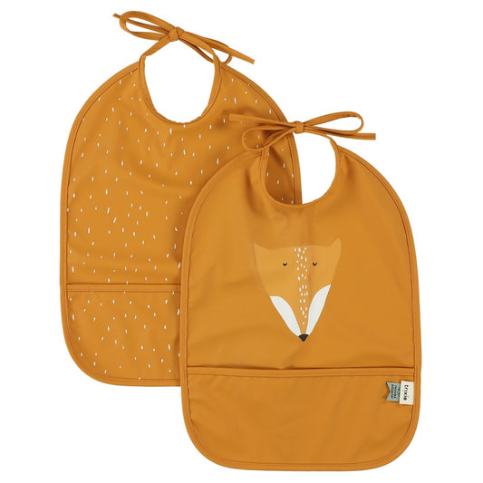 Trixie Waterproof Bib 2-Pack - Mr. Fox