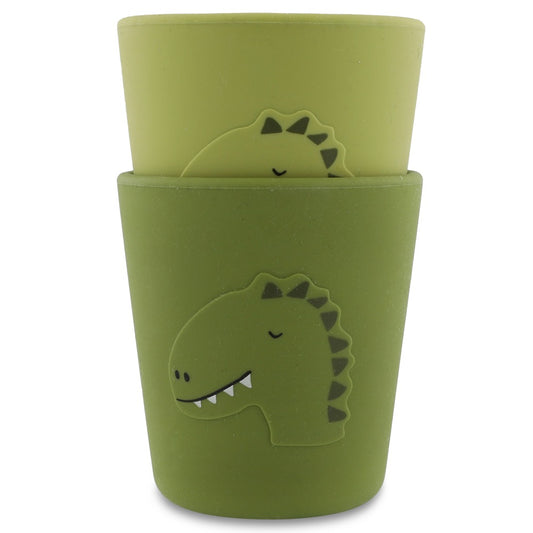 Trixie Silicone Cup 2 Pack - Mr. Dino