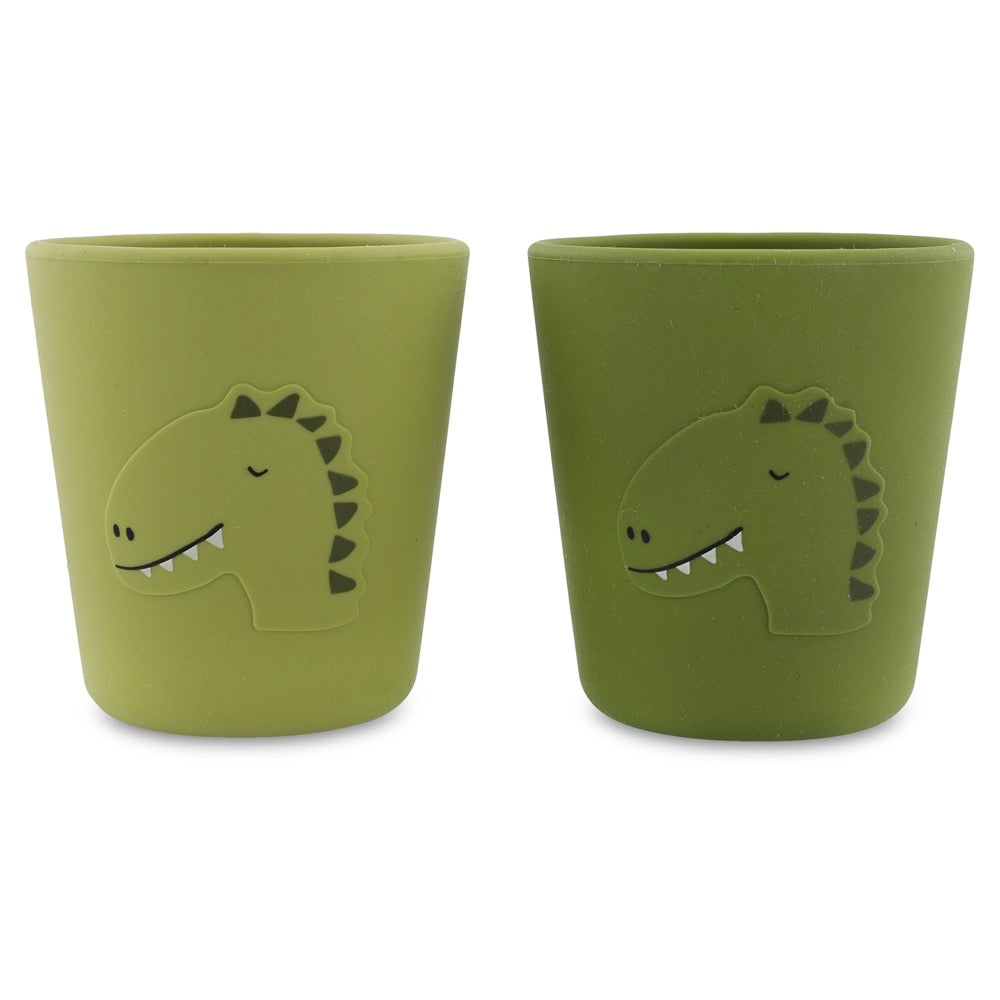 Trixie Silicone Cup 2 Pack - Mr. Dino