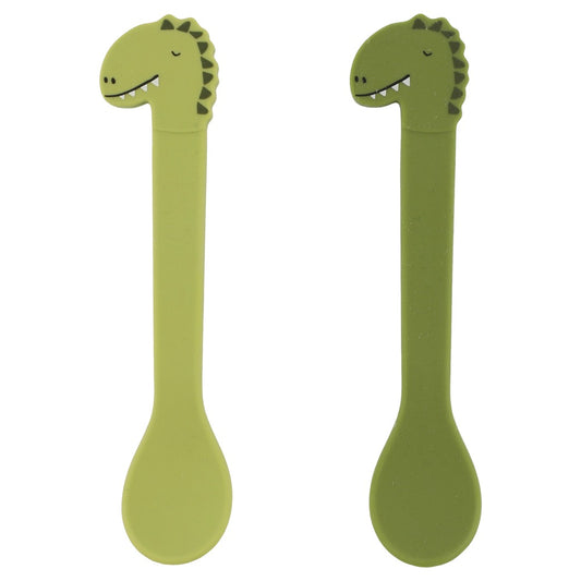 Trixie Silicone Spoon 2 pack - Mr. Dino