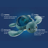 Pabobo Rechargeable Projector Turtle Aqua Dream