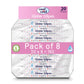 Cool & Cool Aqua Wipes Pack of 8 - 160pcs