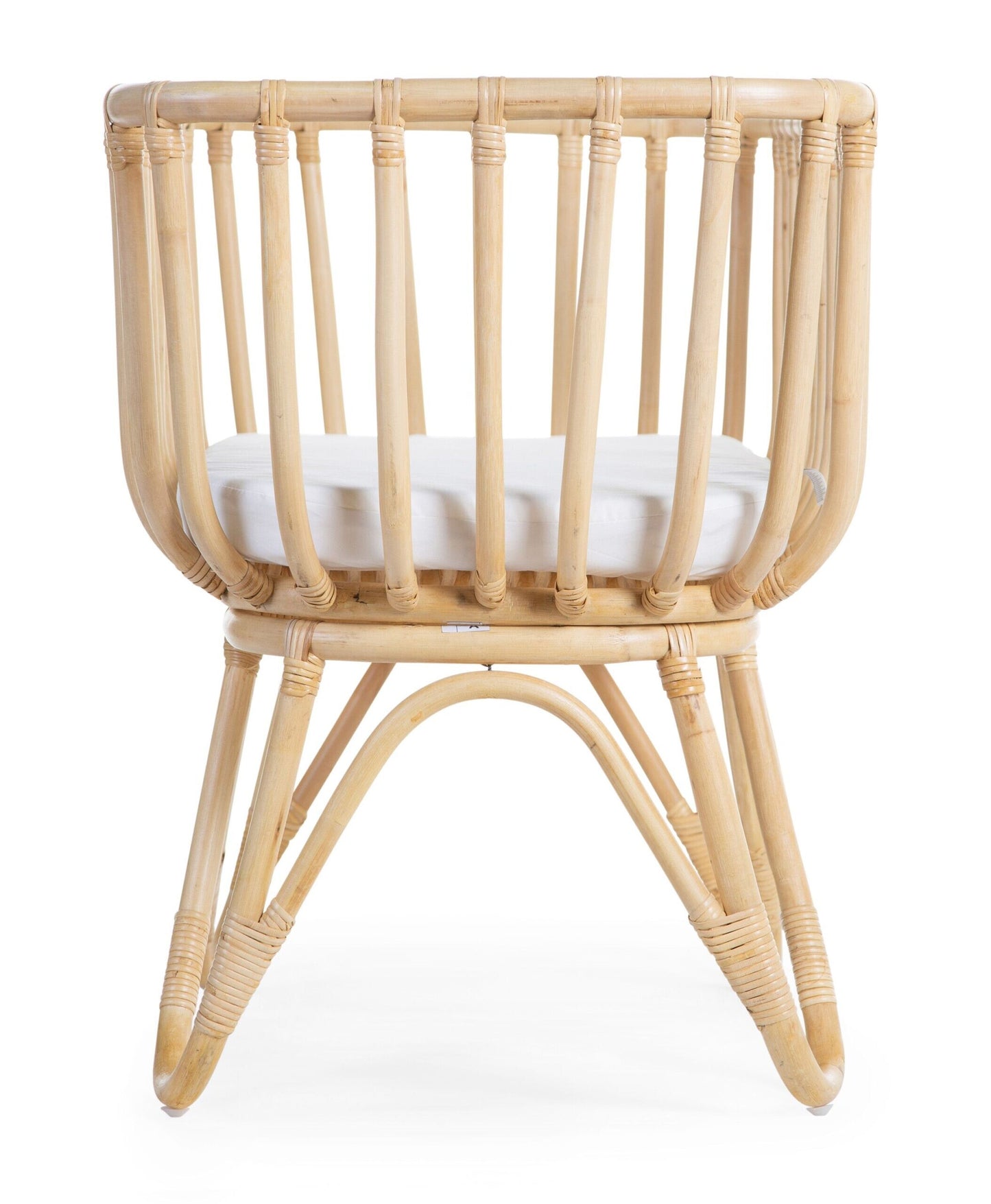 Childhome Rattan Cradle 80x40 With Mattress and Off White Cover