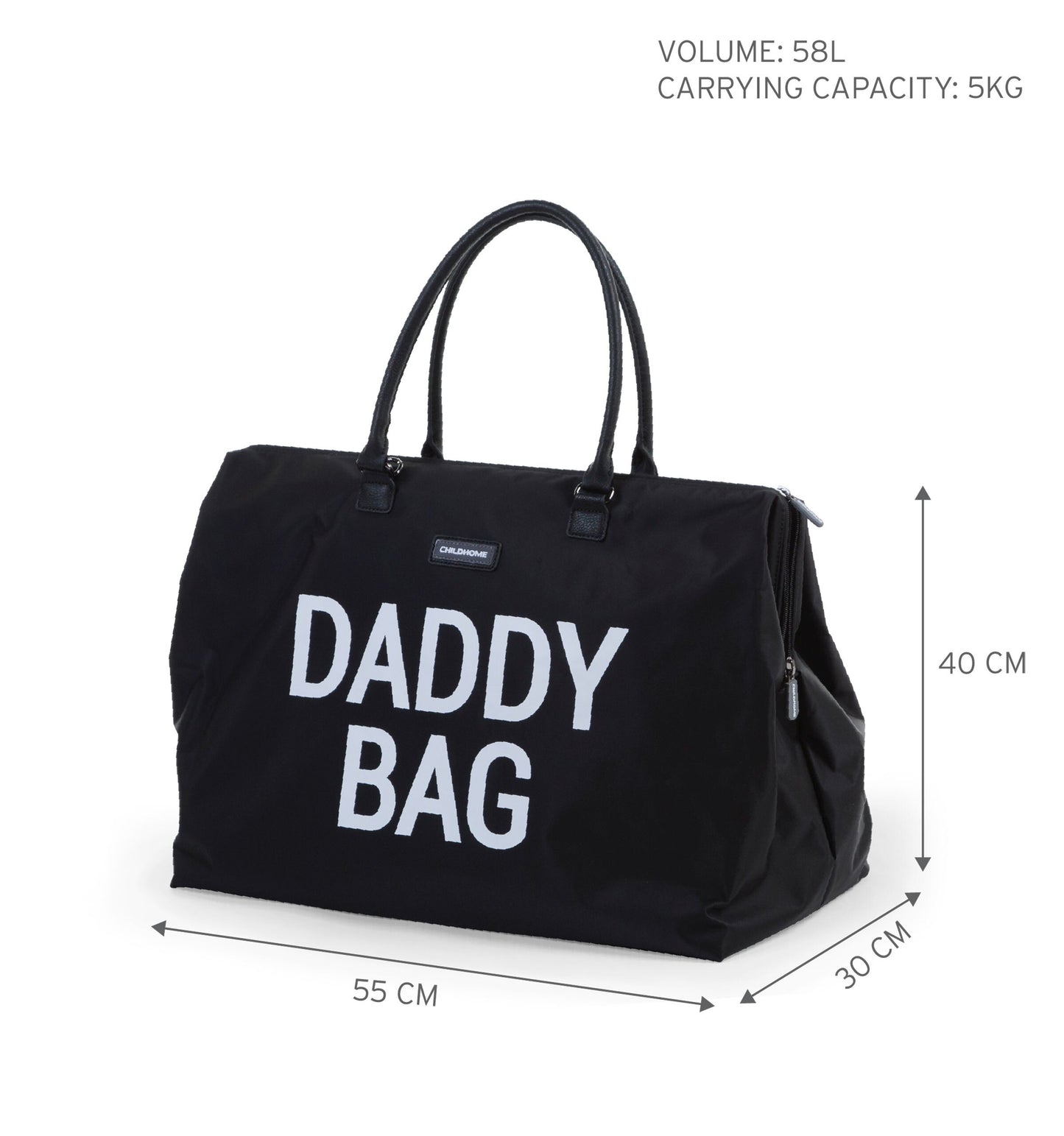 Childhome Daddy Diaper Bag - Black