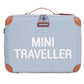 Childhome Mini Traveller Kids Suitcase - Grey Off White