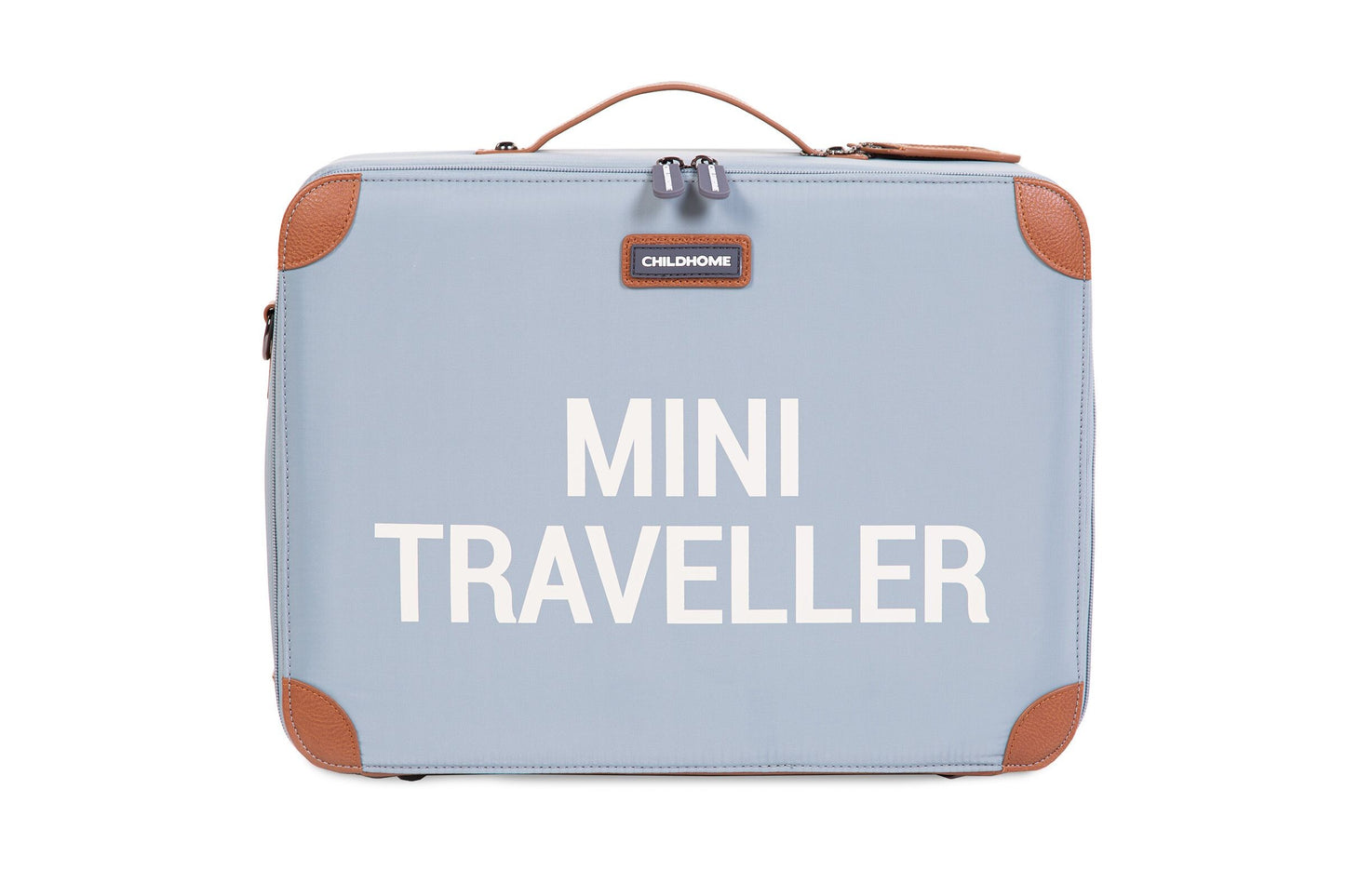 Childhome Mini Traveller Kids Suitcase - Grey Off White