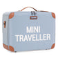 Childhome Mini Traveller Kids Suitcase - Grey Off White