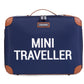 Childhome Mini Traveller Kids Suitcase - Navy White