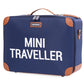 Childhome Mini Traveller Kids Suitcase - Navy White