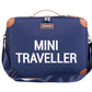 Childhome Mini Traveller Kids Suitcase - Navy White