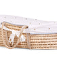 Childhome Bundle Moses Basket With Mattress and  Gold Dots Cover