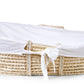 Childhome Bundle Moses Basket with Mattress and Off White Cover