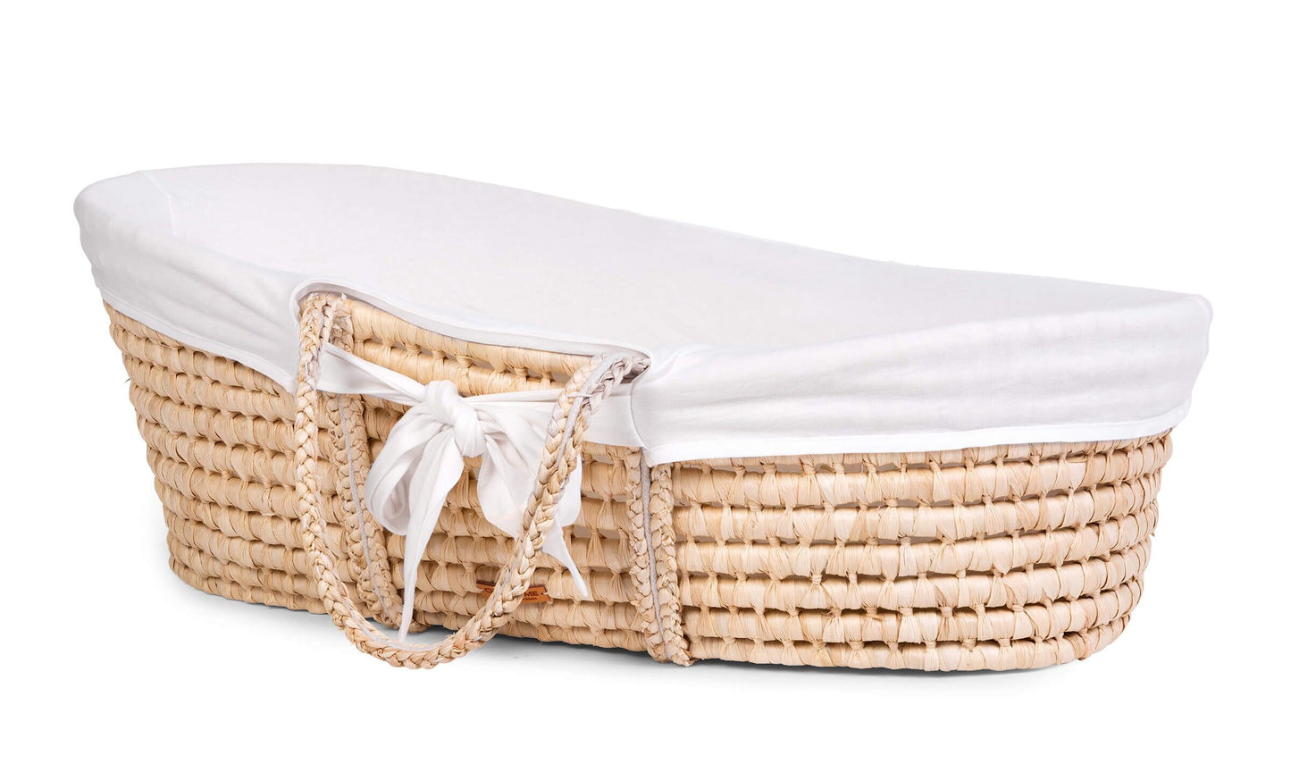 Childhome Bundle Moses Basket with Mattress and Off White Cover