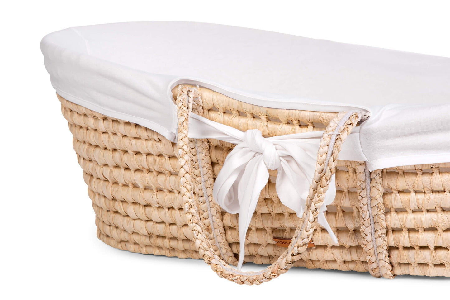 Childhome Bundle Moses Basket with Mattress and Off White Cover